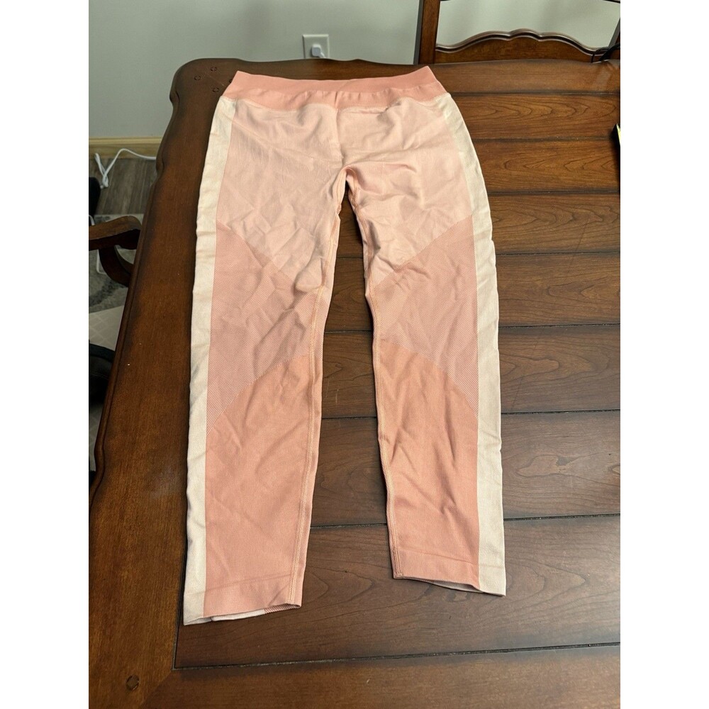 Lululemon 25” Seamless Ebb to Train‎ Tight *Abstract LW5CAZS Pink Sze 12